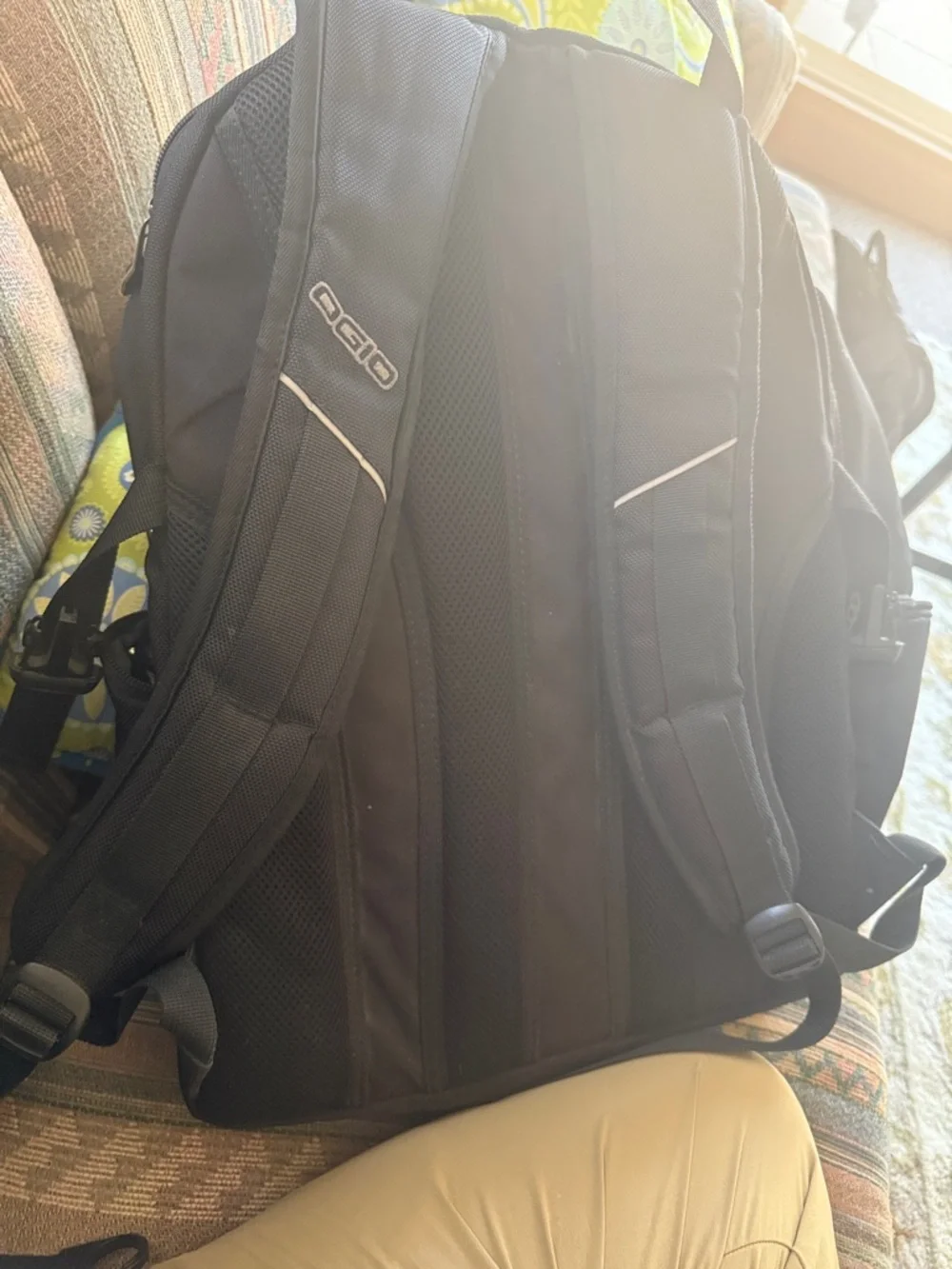 OGIO Black Laptop Backpack with Padded Compartment